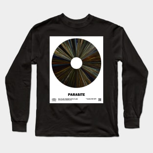 minimal_Parasite Warp Barcode Movie Long Sleeve T-Shirt